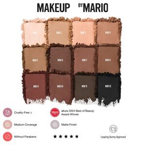 Neutral Matte 12 Eyeshadow Full Size Palette | Makeup By Mario